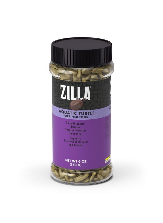 Zilla Aquatic Turtle Extruded Food Pellets 6 Ounces - Image 1