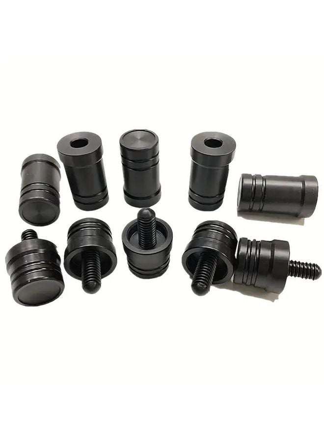 18 سن عجلة وسيطة مات كم واقي طلاء بلاستيكي عالي الجودة سن بلياردو أسود - Image 3