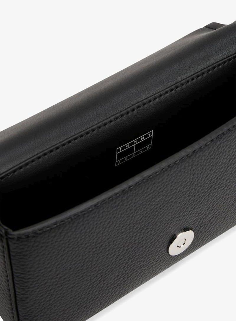 TOMMY JEANS Logo Flap Crossbody Bag - Image 5