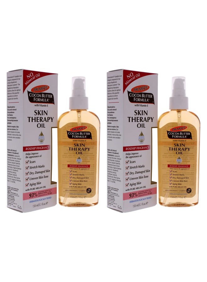 PALMER'S Palmers Cocoa Butter Skin Therapy Oil - Pack of 2 For Unisex 5.1 oz Oil - Image 3