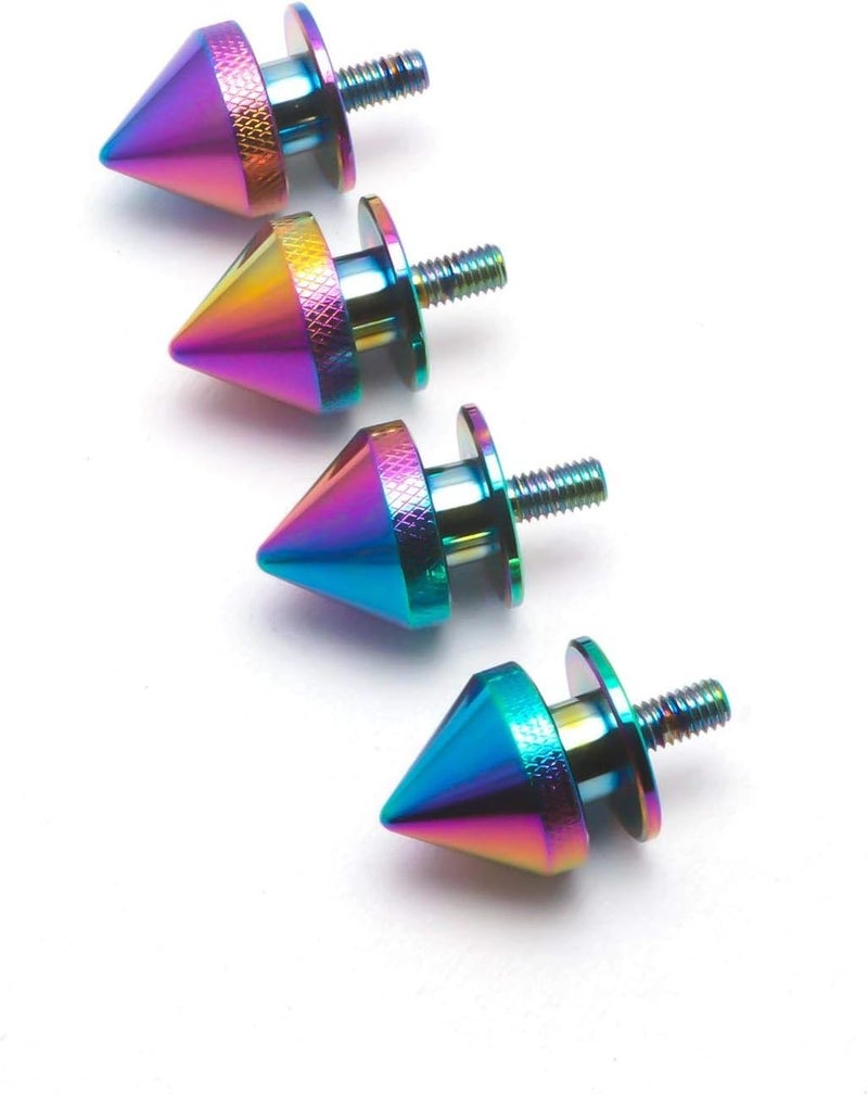 Xotic Tech Neo Aluminum Alloy Spike Quick Release Fasteners for Car Bumpers and Trunk - Image 3