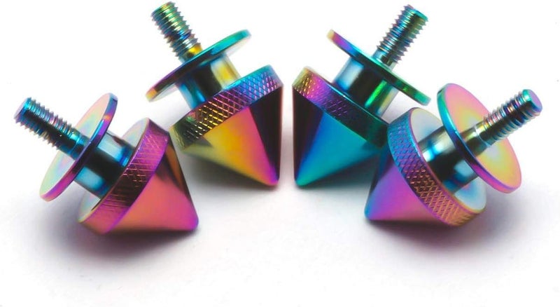 Xotic Tech Neo Aluminum Alloy Spike Quick Release Fasteners for Car Bumpers and Trunk - Image 4