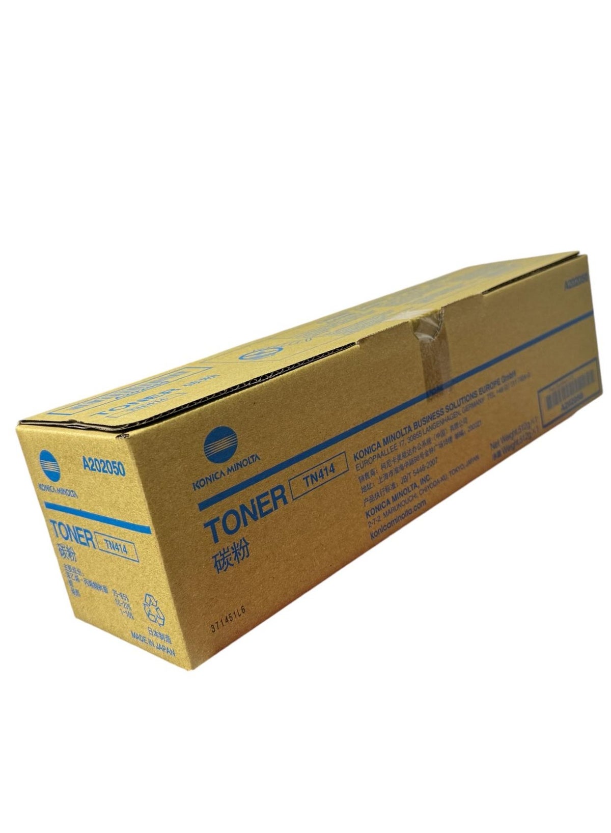 TN-414 Black Original toner  A202050  pour la Konica Bizhub 363, 423