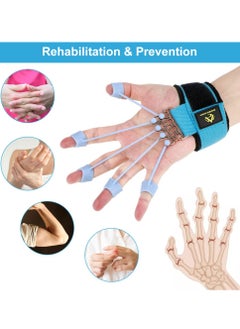 SYOSI Finger Exerciser, Finger Strengthener Adjustable Finger Exerciser and Finger Stretcher, Hand Yoga Equipment Grip Trainer for Hand Therapy, Rock - Relieve Arthritis, Carpal Tunnel Pain (40LB)  - Image 2