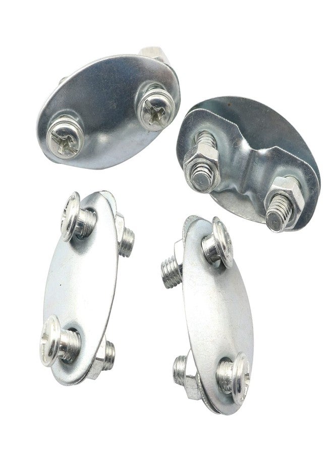 PZRT 4 Sets Bicycle Fender Leg Support Fixing Cleats with Screws and Nuts - Image 1