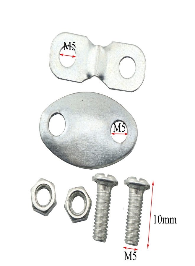 PZRT 4 Sets Bicycle Fender Leg Support Fixing Cleats with Screws and Nuts - Image 4