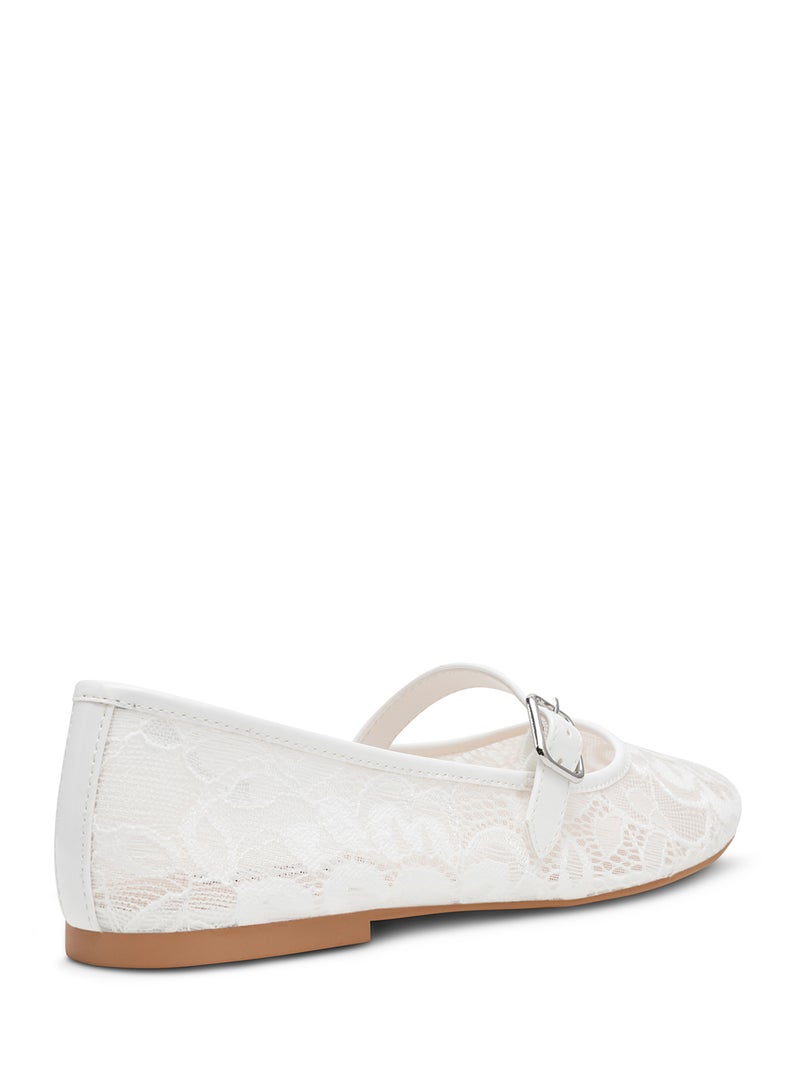 STEVE MADDEN Wildflower-L White Lace - Image 4