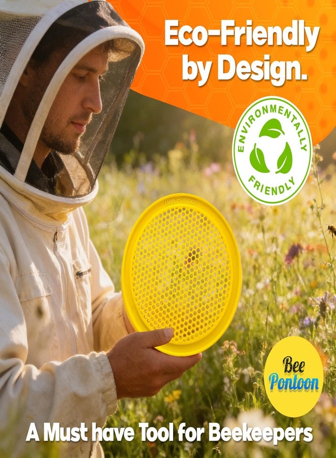 BEE PONTOON Watering Station, Watering Station for Garden, Feeder, Baths for Garden, Pollinator Watering Station, Butterfly Feeder, Butterfly Watering Station, Garden Decor - Yellow - Image 5