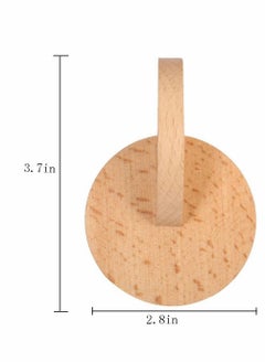 Y&D Wooden Interlocking Discs Teether Toys, for Essential Toy Infant Toddler Development Child Natural Baby Finger Grasping  - Image 2