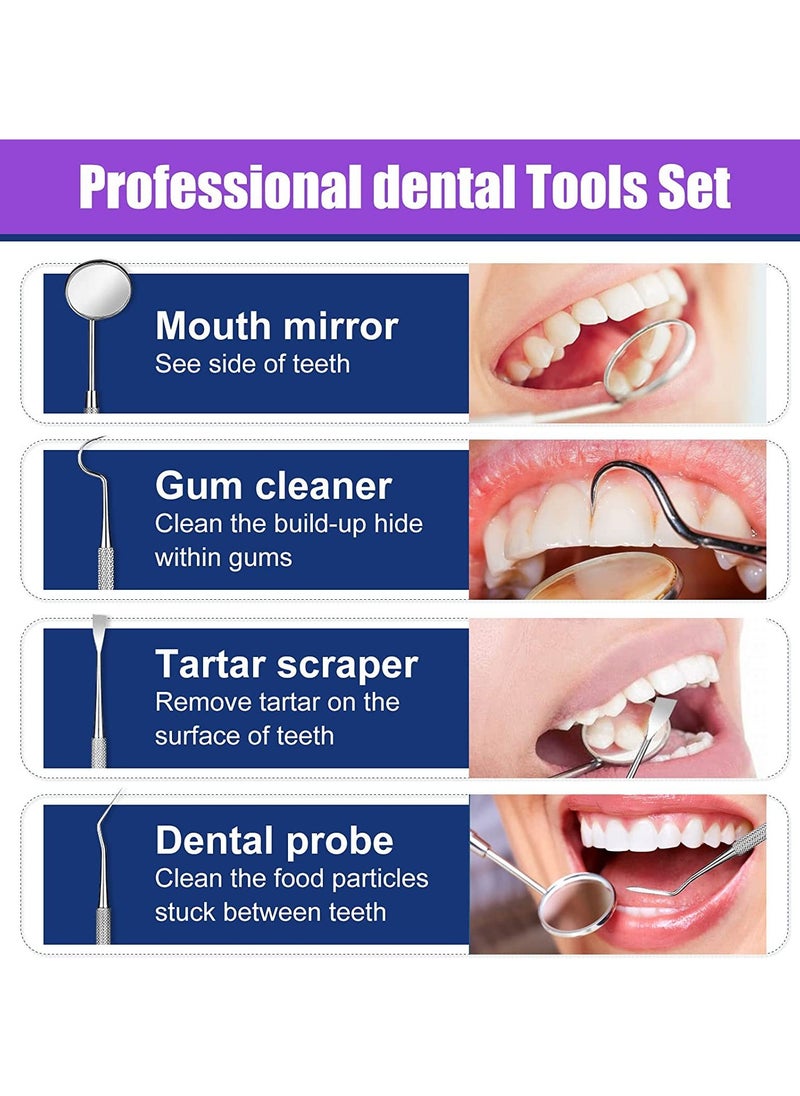 HOMTOPY - Tooth Repair Kit, 30ml Moldable Teeth Glue 4 Dental Tools Temporary Tooth Filling Set Dental Care Kit DIY at Home, Suitable for Men and Women - Image 1