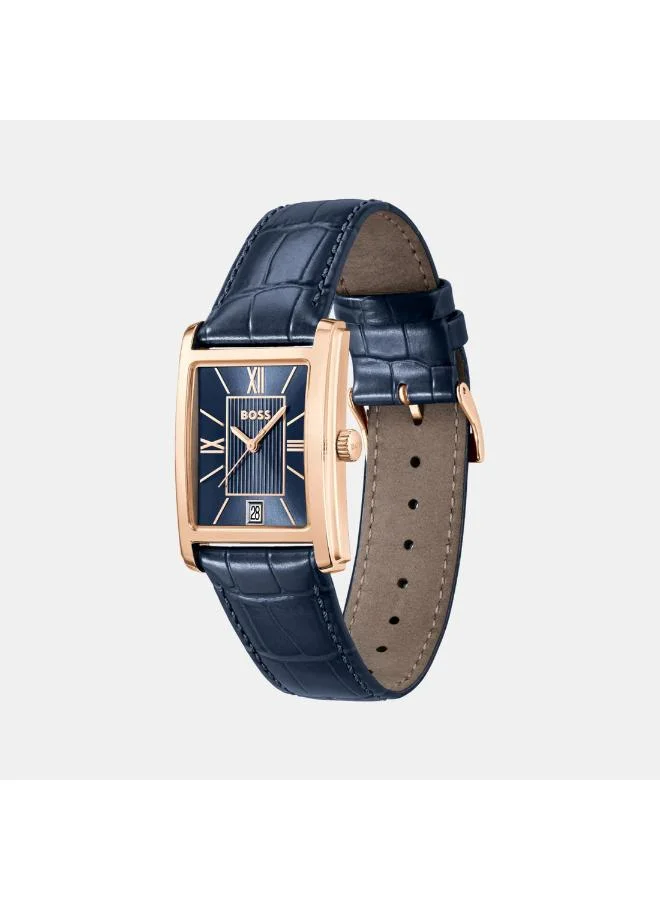 BOSS Quartz analog Watch Leather Strap