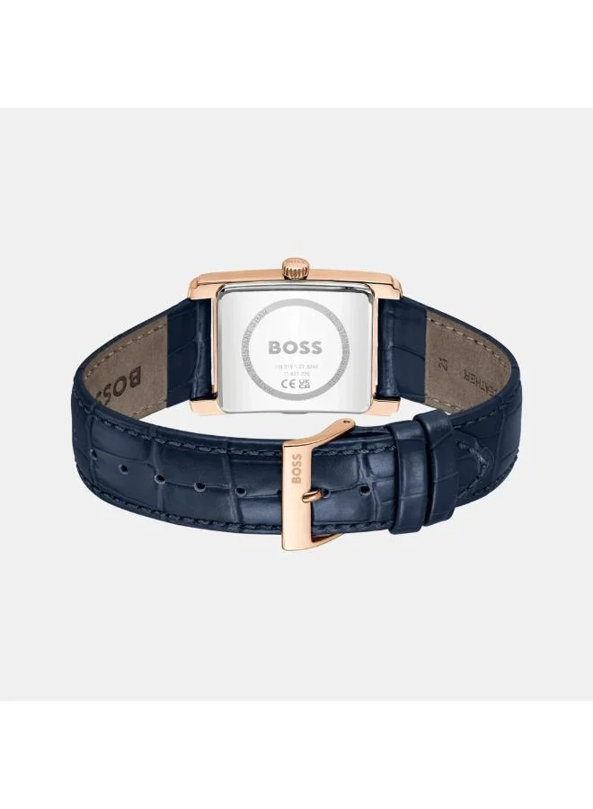 BOSS  Quartz analog Watch Leather Strap for Men | Best Price UAE