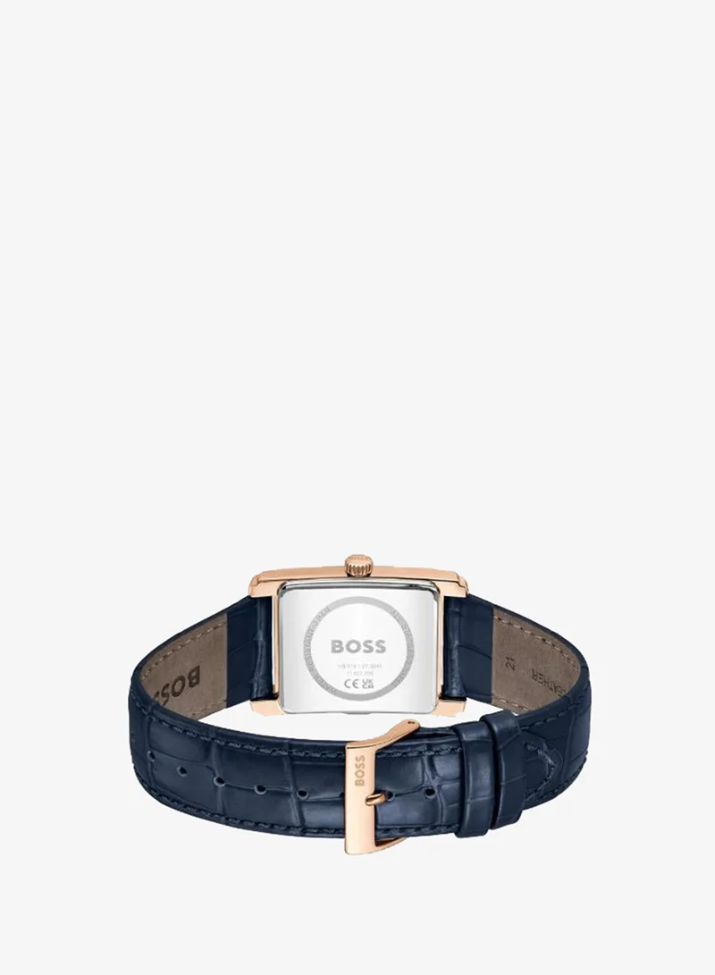 BOSS  Quartz analog Watch Leather Strap for Men | Best Price UAE