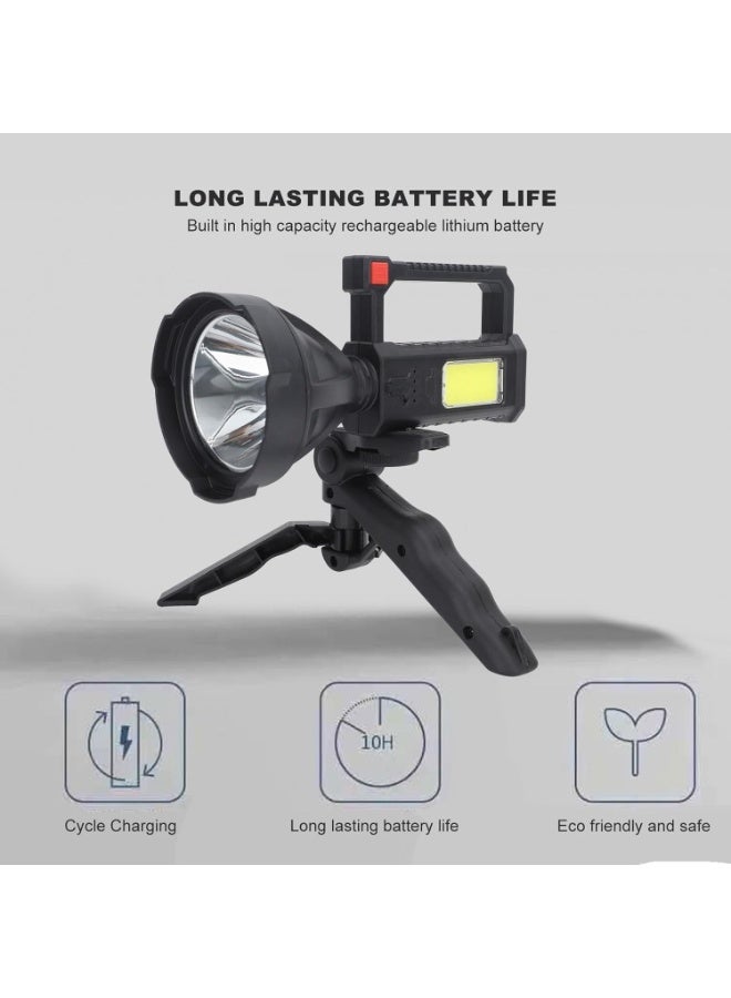 SUKILO Dimmable COB LED Flashlight USB Rechargeable Work Light with Stand – Portable Night Lamp for Outdoor Camping  - Image 3