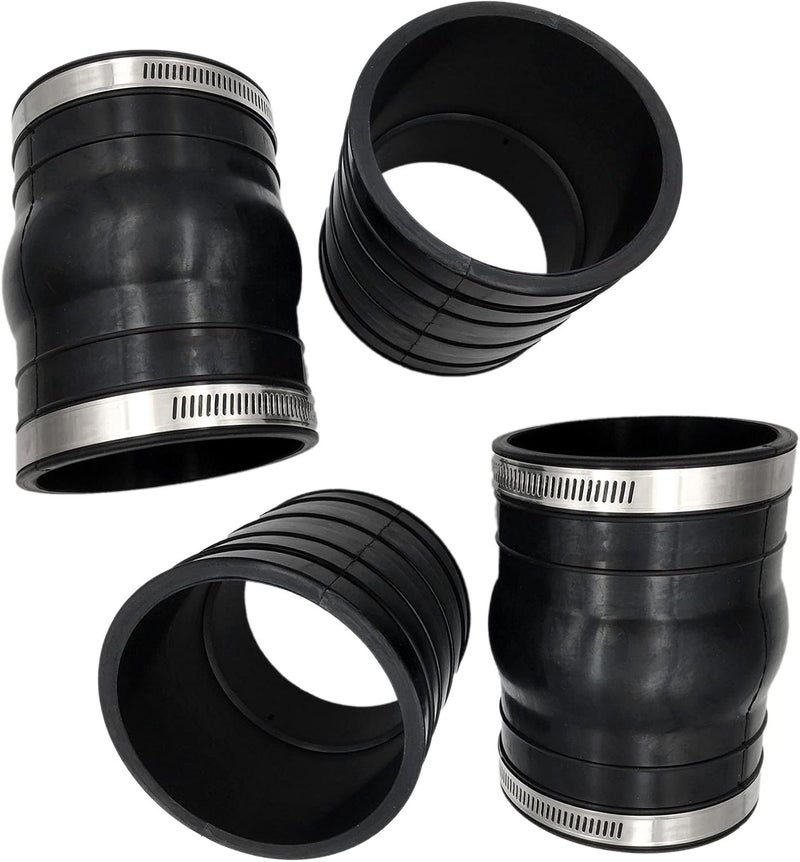 IBVIBV AOKUS Upper Lower Rubber Coupler Exhaust Hose Bellows for OMC Volvo Penta 4.3 5.0 5.7 - Image 3
