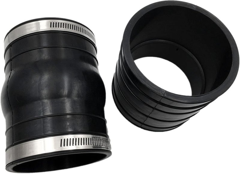 IBVIBV AOKUS Upper Lower Rubber Coupler Exhaust Hose Bellows for OMC Volvo Penta 4.3 5.0 5.7 - Image 5