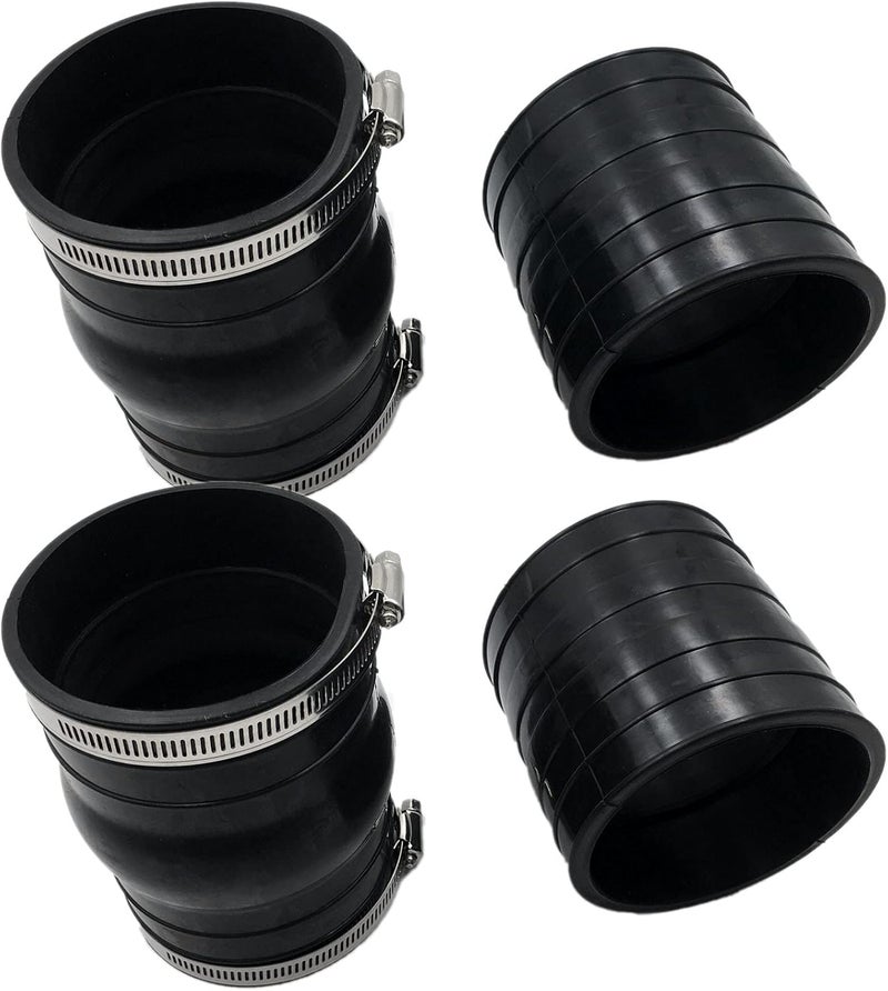 IBVIBV AOKUS Upper Lower Rubber Coupler Exhaust Hose Bellows for OMC Volvo Penta 4.3 5.0 5.7 - Image 2
