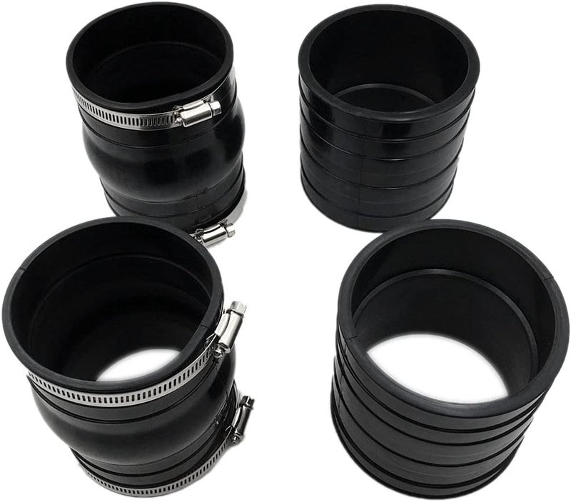 IBVIBV AOKUS Upper Lower Rubber Coupler Exhaust Hose Bellows for OMC Volvo Penta 4.3 5.0 5.7 - Image 4