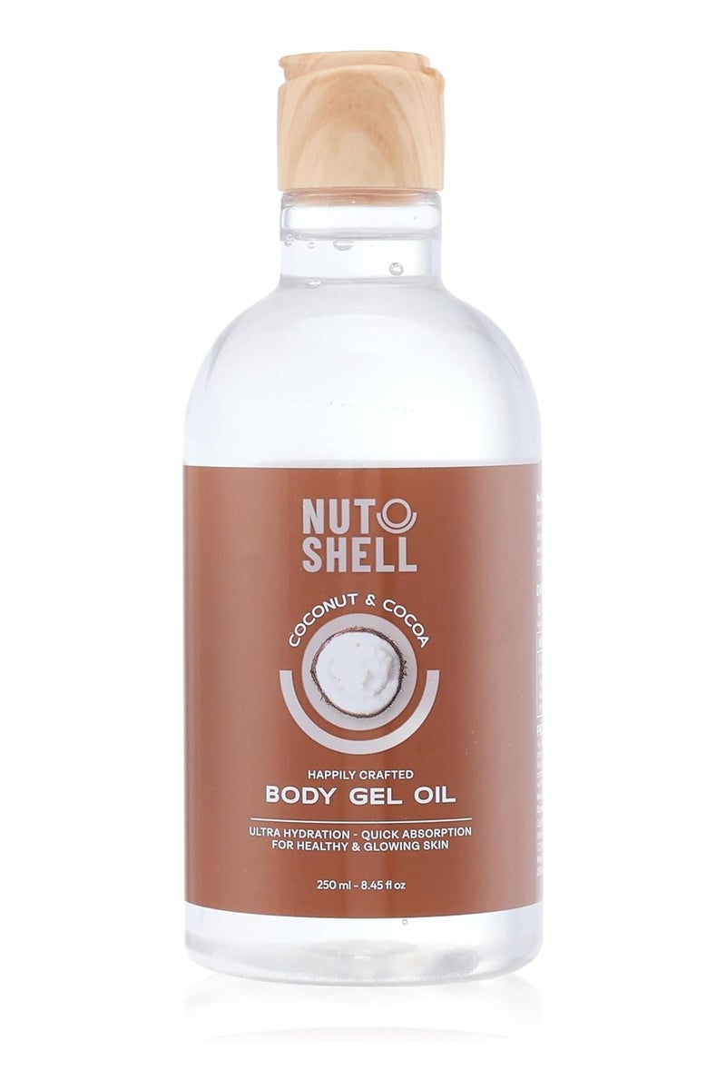 NUT SHELL COCONUT AND COCOA BODY GEL OIL -250ML - Image 1