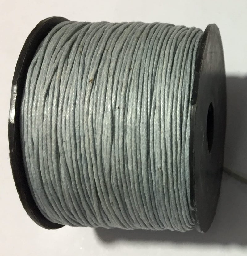 OMX 100 Mt Roll Wax Cotton Cord for DIY Jewellery Making, Beading, Art and Craft Work and Handicrafts, (0.5 MM, Grey) - Image 4