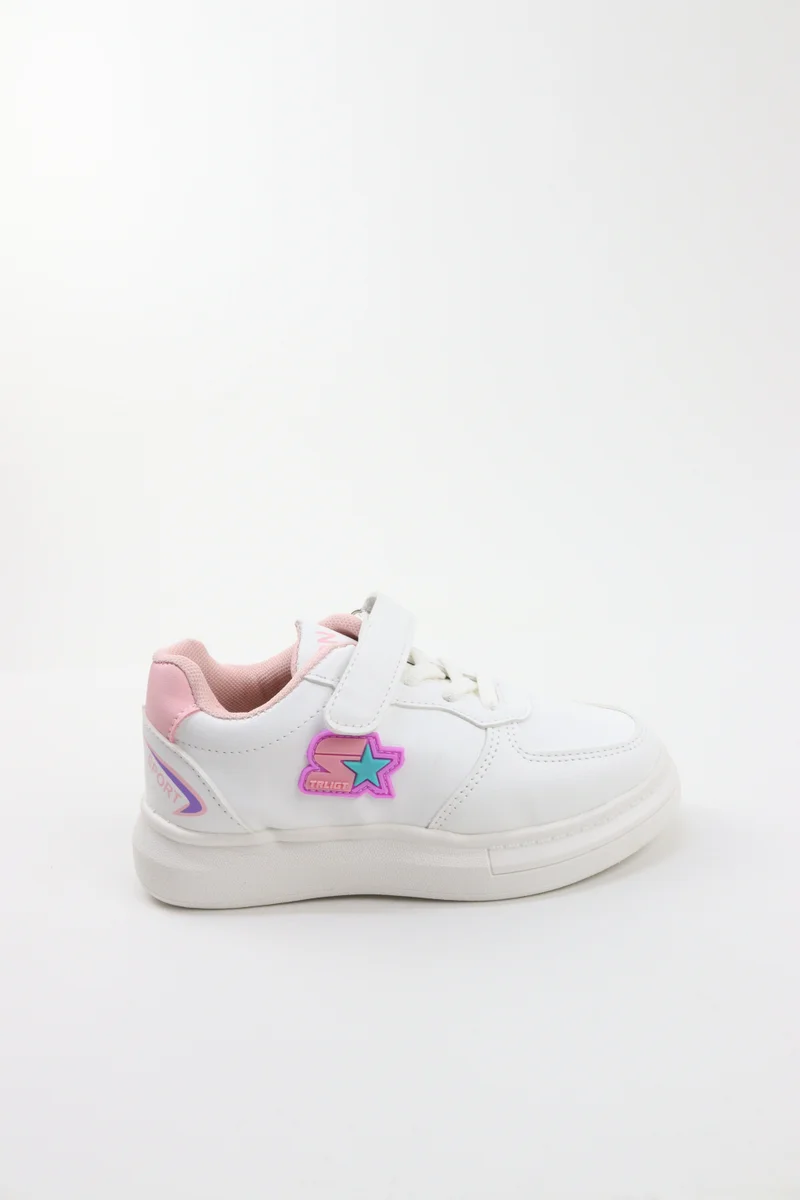 Viny Viny Kids Unisex Casual Sneakers - Stylish White Running & Walking Shoes for Boys and Girls