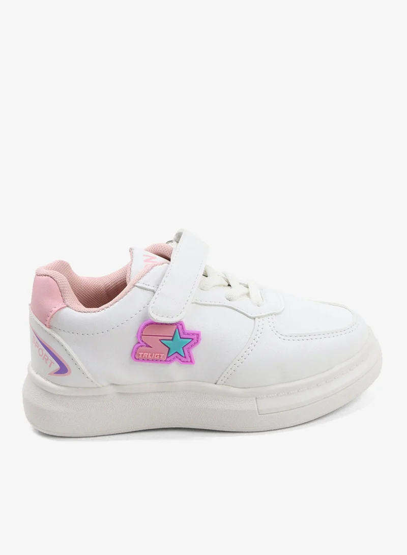 Viny Viny Kids Unisex Casual Sneakers - Stylish White Running & Walking Shoes for Boys and Girls