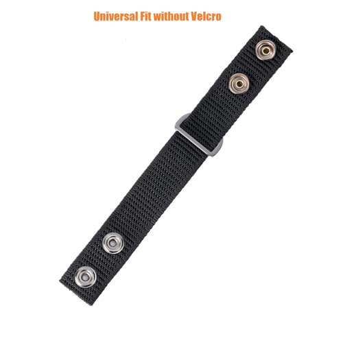 TACNEX Duty Belt Suspenders Loop Attachment with Metal Ring Nylon Tool/Utility Belt Keepers Connectors Police Harness Extenders/Adapter fit up to 2.25 inch Wide Universal Fit - Image 4