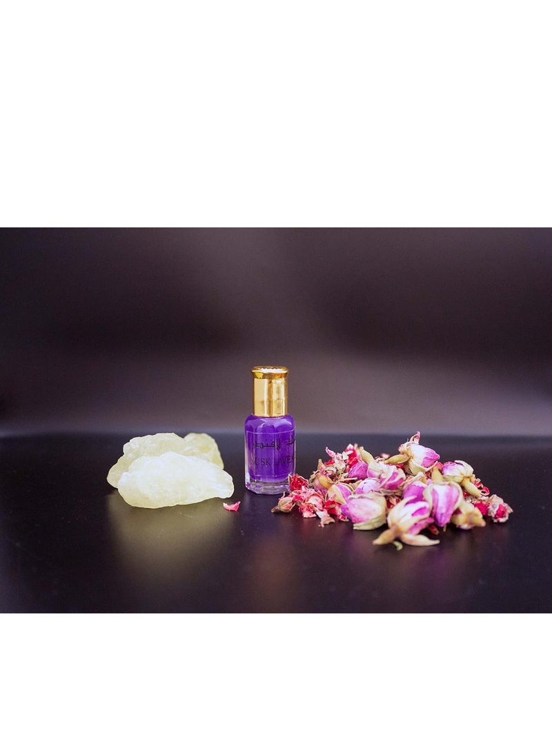 حامل المسك لوشن الجسم برائحة مسك الطهارة واللافندر 6 مل - Image 2