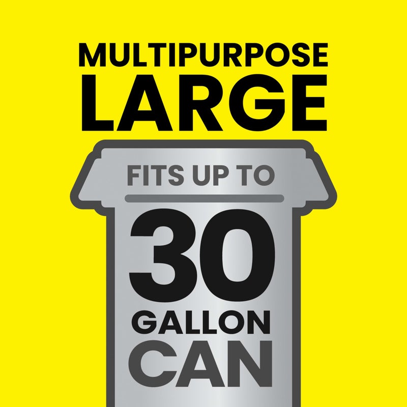 Glad ForceFlex Heavy Duty Trash Bags With Clorox, Mountain Air, 30 Gal, 50 Ct (Package May Vary) - Image 5