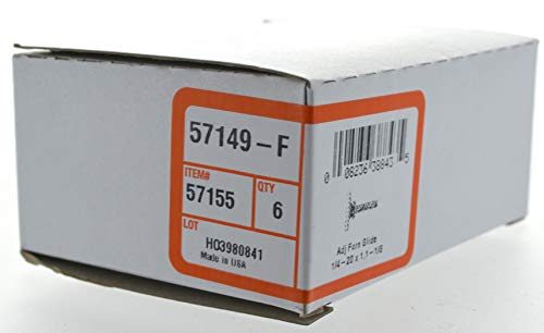 Hillman The Hillman Group 57155 Adjustable Glides, 1/4-20 x 1 x 1-1/8-Inch, Nylon, 6-Pack - Image 2