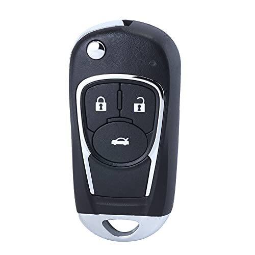 Keymall مفتاح سيارة Keymall المحسن للدخول بدون مفتاح عن بُعد لشيvrolet Tahoe Silverado Suburban Avalanche Equinox SSR/GMC Sierra Yukon/Cadillac Escalade/Hummer H2/Pontiac Torrent/Saturn Vue 2003-2006 FCC LHJ011 - Image 2