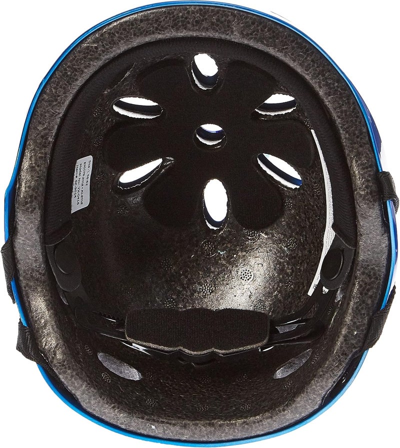 Spartan Multi Sport Helmet , Ventilation , Safety , Lightweight ,Skateboard Helmet , Cycling , Roller Skaters Helmet , Youth Scooter Helmet , Bicycle Helmet Blue Glossy - Image 3