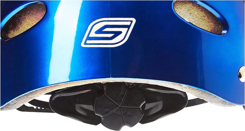 Spartan Multi Sport Helmet , Ventilation , Safety , Lightweight ,Skateboard Helmet , Cycling , Roller Skaters Helmet , Youth Scooter Helmet , Bicycle Helmet Blue Glossy - Image 4