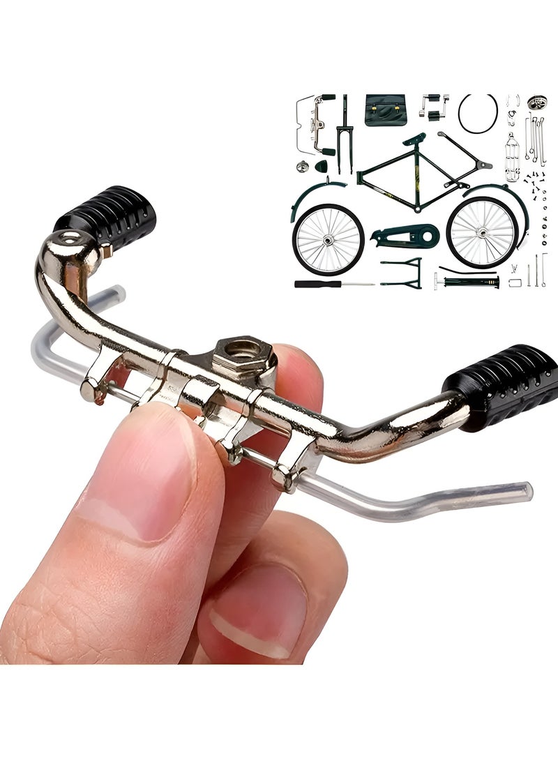 Vintage Bicycle Model Kit – 51-Piece DIY Miniature Scale Set with Inflator & Carrying Case | Durable Plastic Craft Kit for Kids, Collectors & Hobbyists | Skill-Building Gift & Desk Decor - Image 5