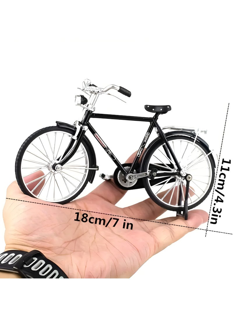 Vintage Bicycle Model Kit – 51-Piece DIY Miniature Scale Set with Inflator & Carrying Case | Durable Plastic Craft Kit for Kids, Collectors & Hobbyists | Skill-Building Gift & Desk Decor - Image 4