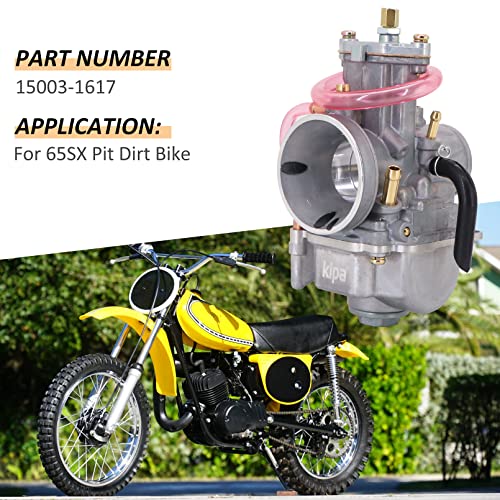KIPA Carburetor for KX80 KX85 KX100 Yamaha YZ80 YZ85 DT100 SUZUKI RM80 85 CR80 CR85R GY6 PWK28mm 2 stroke Racing Flat Slide Carb Carburetor with Intake needle jet - Image 3