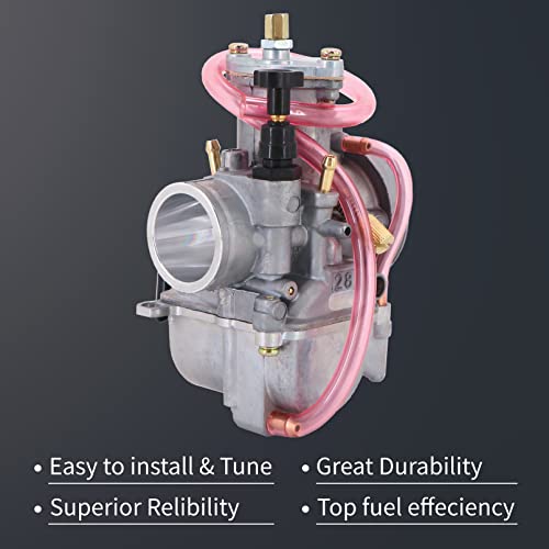 KIPA Carburetor for KX80 KX85 KX100 Yamaha YZ80 YZ85 DT100 SUZUKI RM80 85 CR80 CR85R GY6 PWK28mm 2 stroke Racing Flat Slide Carb Carburetor with Intake needle jet - Image 5