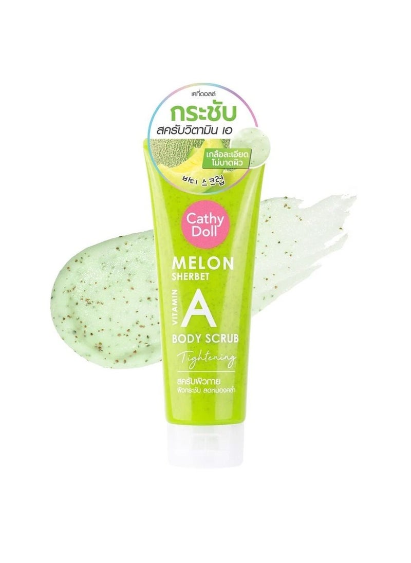 Cathy Doll Melon Sherbet Vitamin A Tightening Body Scrub 320g 