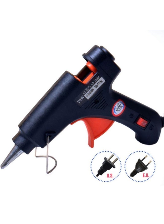 Mini 20w Melt Glue Gun for Sealing Wax Stick Professional High Temp Heater Hot Glue Gun Repair Heat Tool Fit 7mm Glue Sticks