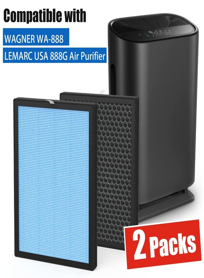 CFKREYA WA888 Repalcement Filter, Compatible with Wagner Switzerland WA888, LEMARC USA WA888G Series Purifers, pack of 2 - Image 5