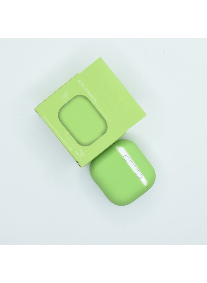 Generic - Suitable For Apple Airpods 4 Wireless Bluetooth Headset Silicone Protective Case Anti-fall Storage Bag Liquid Split-Color:Light Yellow-Applicable Models:Airpods 4 - Image 1