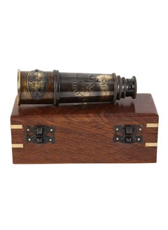 SHOPLYN SHOPLYN1920 DOLLOND London Brass Maritime Vintage Telescope Nautical Spyglass Antique Mounted Solid Brass 16 Inch Pirate Telescope  - Image 3