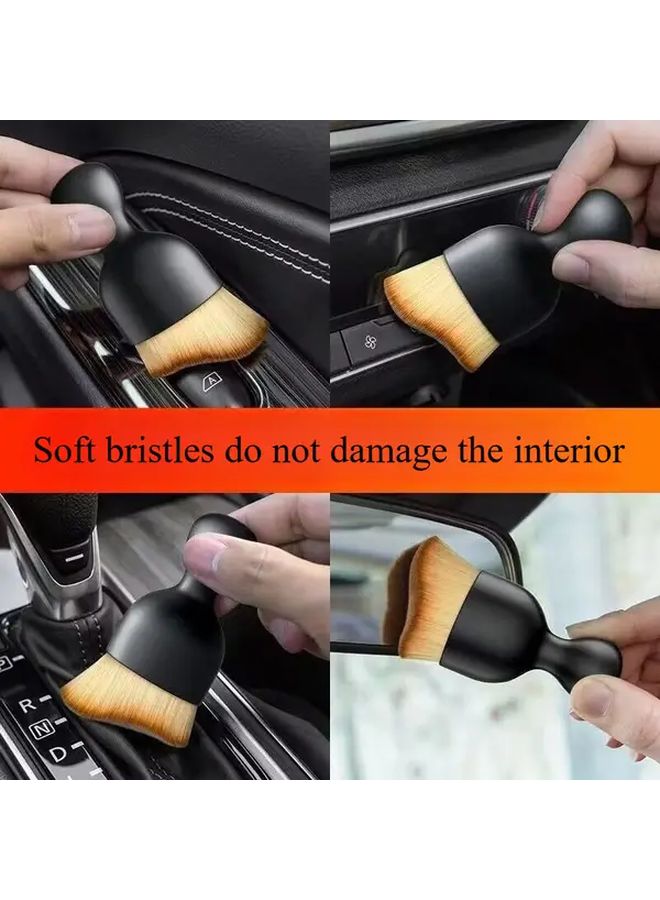 قطعتان فرشاة محترفة فائقة النعومة لداخل السيارة للوحة القيادة وفتحات التهوية خالية من الخدوش - Image 5