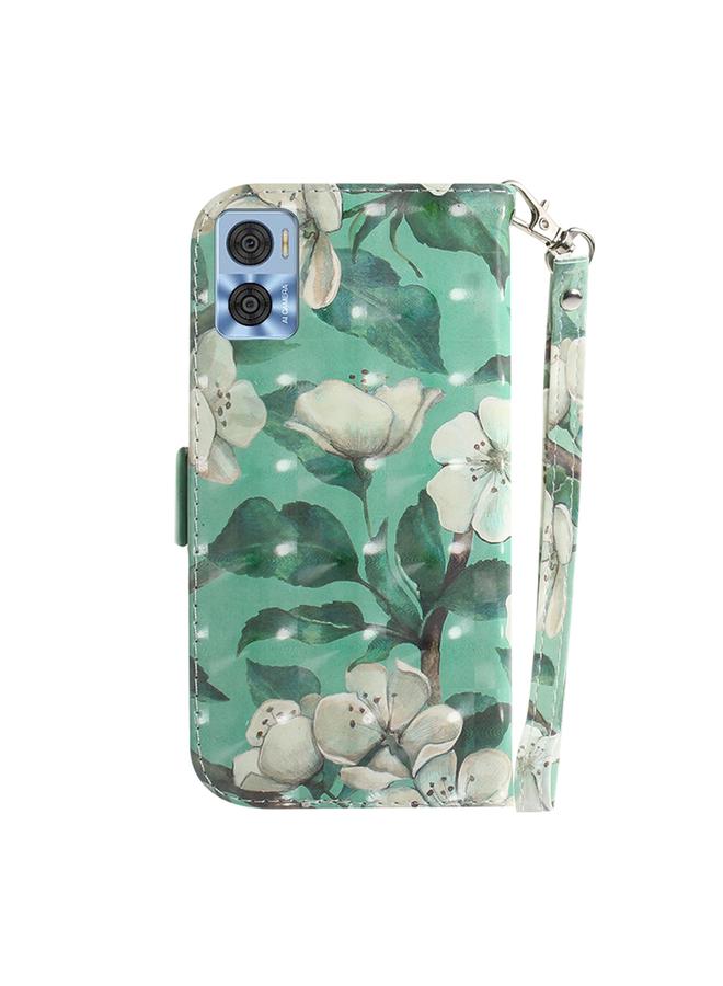 S-TOP Case For Motorola Moto E22/E22i 3D Colored Horizontal Flip Leather Phone Case - Image 3