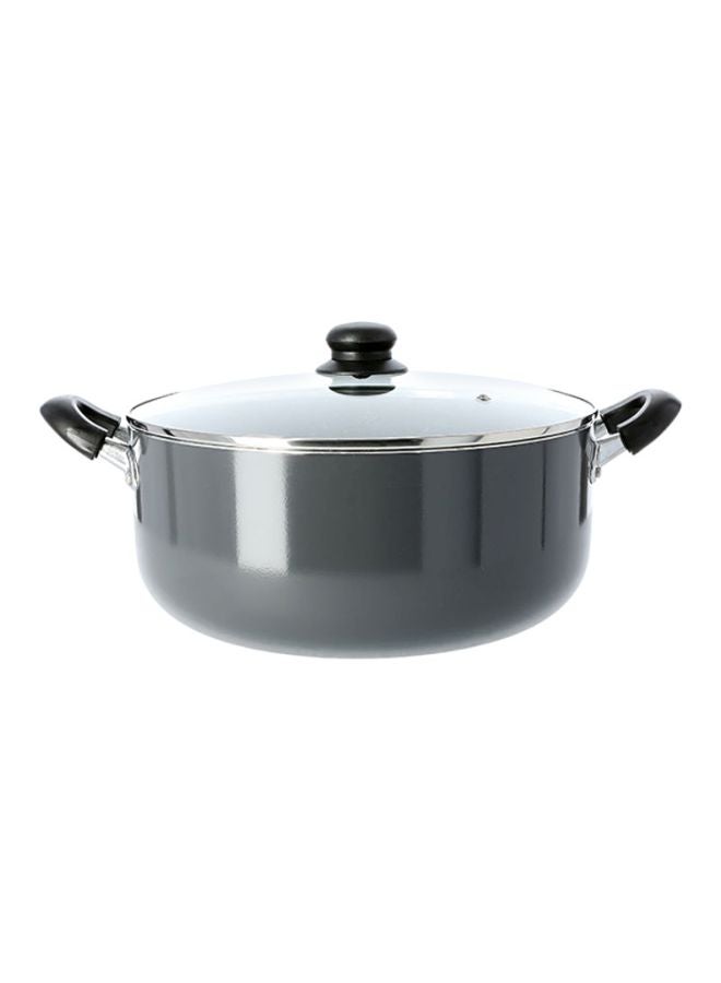 DELCASA Non-Stick Aluminum Casserole Gray 26cm - Image 2