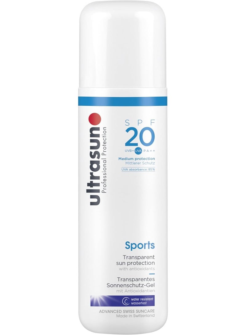 ألتراسن جل رياضي ألتراسون بعامل حماية من الشمس 20 (200 مل) - Image 4