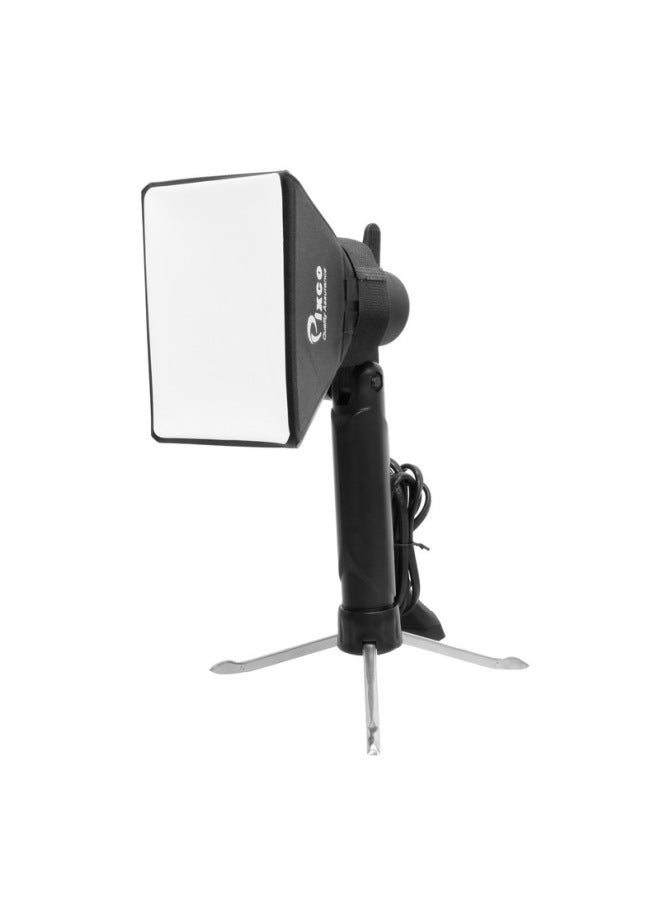 Generic LED Fill Light Soft Light Cover Top Flash Light Soft Light Cover Small Studio Small Spot Light Shooting Light Soft Light-Body Color:Led Light||White Light (5500k) + Diffuser✈  - Image 2