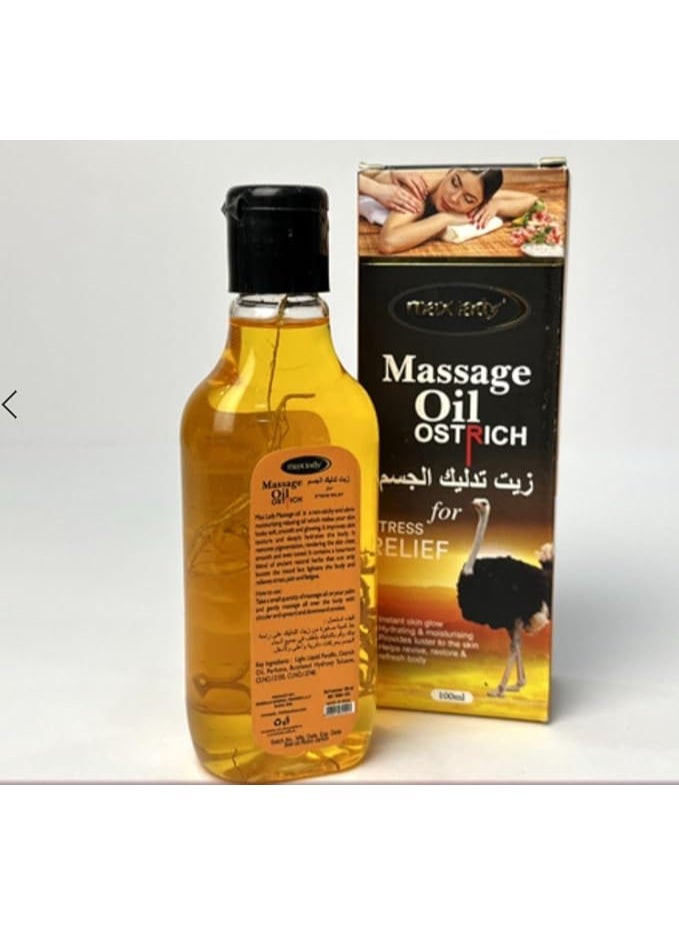 Max Lady Ostrich Oil for Body Massage - 100ml - Image 2