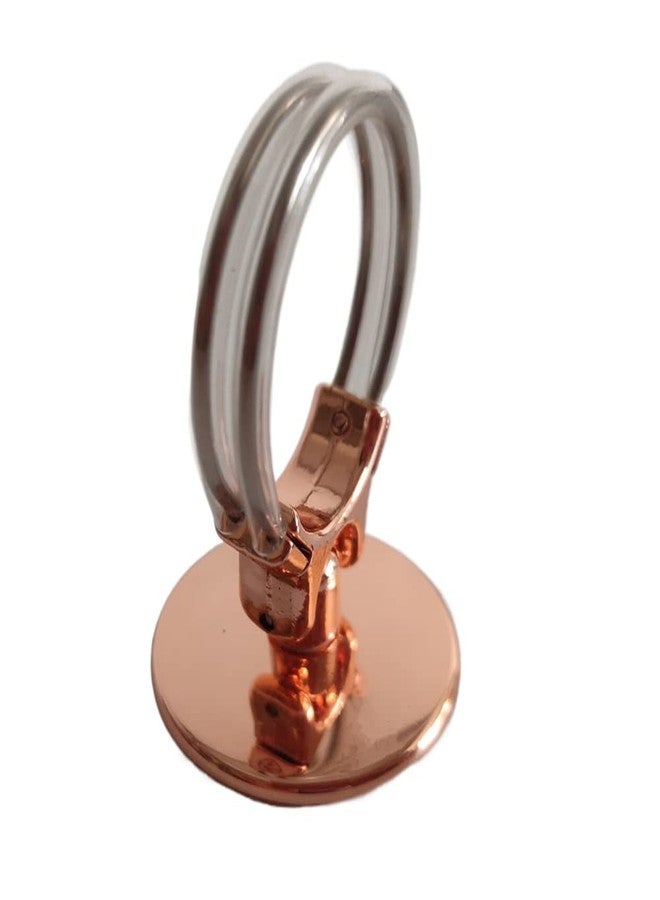 Honkenda Cell Phone Ring Holder Cell Phone Stand for All Smartphone, Metal Finger Ring Grip with Finger Kickstand Car Vent Phone Mount Gift for Dad Boyfriend (Rose Gold) - Image 2