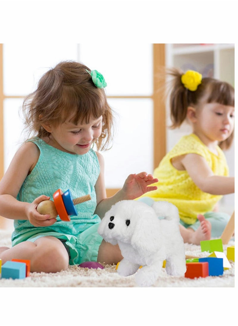 null - Interactive Plush Golden Retriever Toy, Electronic Pet Dog with Walking, Barking, Tail Wagging, and Stretching Features, Perfect Companion Animal for Kids - Image 1